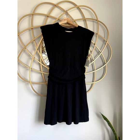 NWT AFRM Dress Black Sleeveless size SP open back - Picture 1 of 6